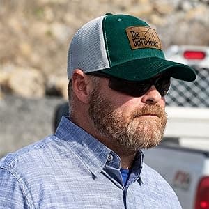 Father Golf Gifts - Dad Hat - Gifts for Dad from Daughter, Son, Kids - Golf Gifts for Men - Adjustable Fit, Comfortable Cotton, Perfect for Casual Wear - The Father Trucker Hat, Green