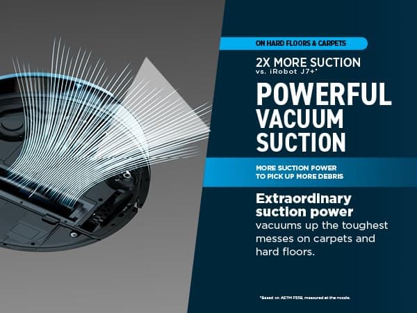 Shark Matrix Plus 2in1 Robot Vacuum & Mop with Sonic Mopping, Matrix Clean, Home Mapping, HEPA Bagless Self Empty Base, CleanEdge, for Pet Hair, Wifi, Black/Silver (RV2610WA)