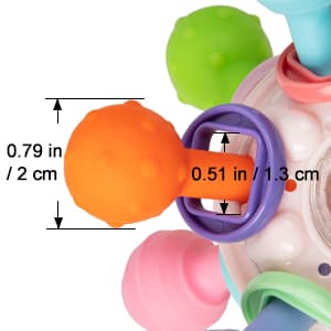 Baby Montessori Sensory Toys for 0-6 6-12 Months, Baby Teether Teething Toys for Babies 0 3 6 9 12 18 Months, Newborn Infant Learning Developmental Toys Gifts for 1 2 Year Old Boys Girls