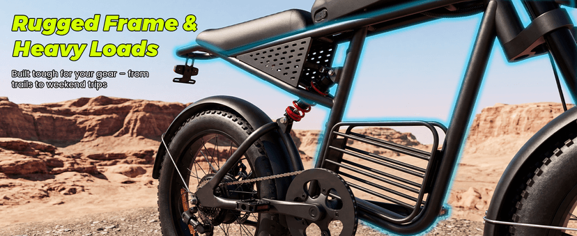 Electric Bike for Adults, 1000W/1500W/3000W Dirt Bike, 30/34/37MPH, 48V 15 Ah/18.9Ah/25Ah e Bike, 40/47/100 Miles Electric Motorcycle, 20" Fat Tire Off-Road Bike, All Terrain Electric Bike