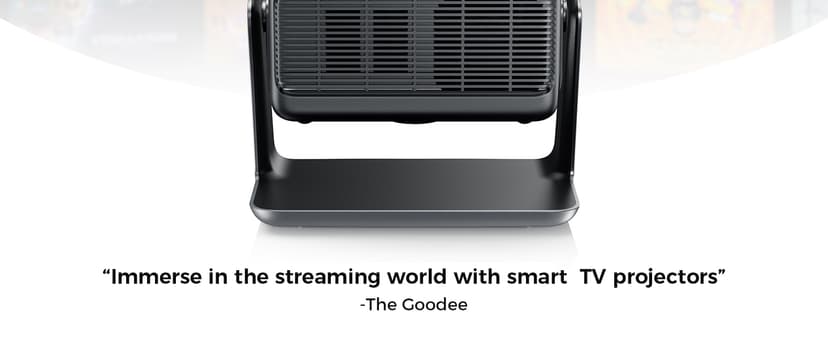 Goodee Viedo Projector With Wifi And Bluetooth, Smart Movie System/ Dolby Audio/ Auto Focus & Keystone Portable Projector, 4k Video Decode & 1080p Native For Home Theater / Outdoor