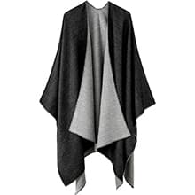 Shawl Wraps for Women, Elegant Knitted Cape Open Front Poncho Scarf Blanket Cardigan Coat for Spring, Autumn, and Winter B0B7B2BH9P