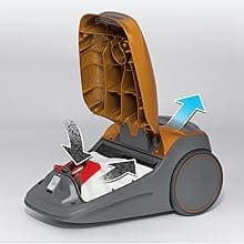 Kenmore 81214 200 Series Pet Friendly Lightweight Bagged Canister Vacuum with HEPA, 2 Motor System, and 3 Cleaning Tools-Orange