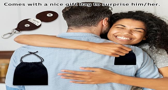 Yiflin Unique Gifts for Women,Men,Friend,Family - Birthday, Christmas, Valentine's Day Gifts - Pocket Hug Token with Keychain