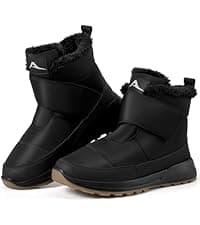 Reimferce Womens Snow Boots for Winter: Comfortable & Warm for All Day Wear - Waterproof Non Slip Booties for Commute Outdoor Walking