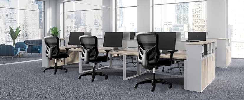 YFO Big and Tall Office Chair 500LBS - Computer Desk Chair with Adjustable Lumbar Support, Heavy Duty Ergonomic Mesh with 360 Rotation 4D Arm and Extra Wide Comfty Seat, Quiet Wheels for Adults, Black