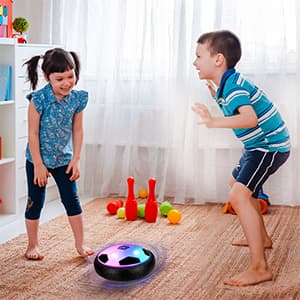 HopeRock Hover Soccer Ball Toys for 3-12 Year Old Boys Girls, Indoor and Outdoor Creative Toys for Toddlers with Foam Bumper, Birthday Gifts for 3 4 5 6 7 8+ Year Old Children's