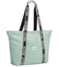 G4Free Beach Bag, Waterproof Sandproof Beach Tote Bag, Large Capacity Foldable for Women