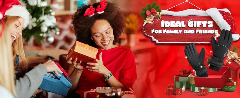 rivmount Winter Gloves Women Men, Thermal Ski Gloves for Cold Weather with Warm, Waterproof, Touchscreen for Running, Skiing