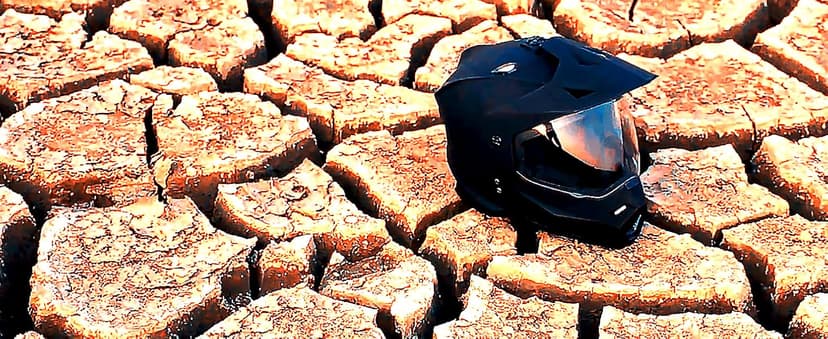 1Storm Dual Sport Motorcycle Motocross Off Road Full Face Helmet Dual Visor: HF802