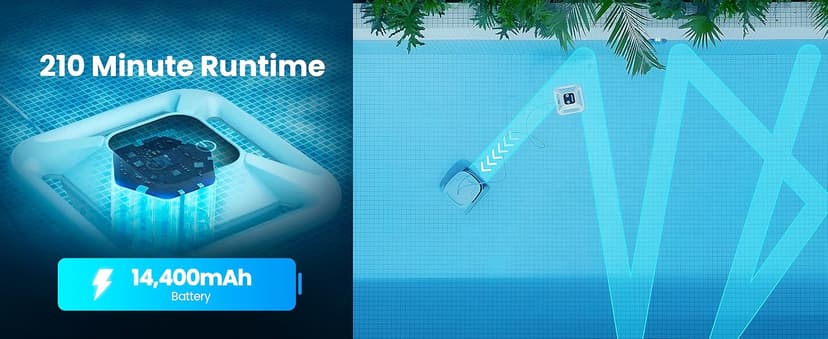 Chasing Hydro 4 Pool Vacuum for Inground Pools | 210-Min Battery Pool Robot for Floor, Wall & Waterline Cleaning | Smart App Control | 5070 GPH Suction Perfect for Pool Opening Season