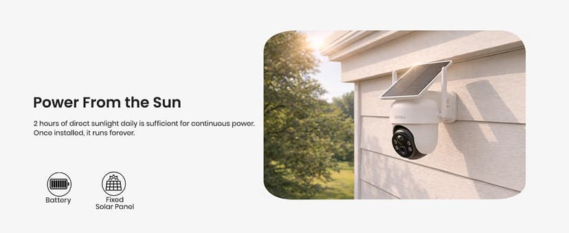 aosu Security Cameras Outdoor Wireless, 4 Cam-Kit, No Subscription Required, Solar-Powered, Home Security Cameras System with 360° Pan & Tilt, Auto Tracking, 2K Color Night Vision, Easy Setup