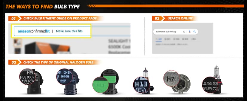 SEALIGHT 9006 Bulbs, 40000LM 6500K Fog Bulbs 1:1 Mini Size with Cooling Fan, HB4 for Powersports ATV/UTV, 3 Mins Plug-N-Play, Pack of 2