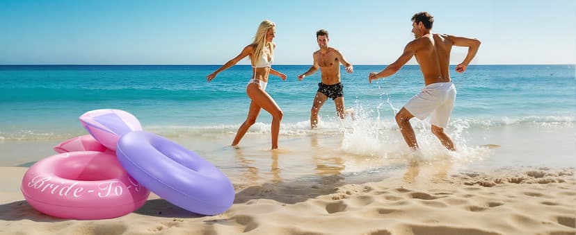 HeySplash Pool Floats, Inflatable Diamond Ring Pool Float, Large Engagement Ring Floatie for Bachelorette Party, Swim Tube River Lake Wedding Bride Stagette Decor Fun Toy Raft for Adults,Yellow