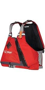 Onyx U.S. Coast Guard and Transport Canada Approved MoveVent Dynamic Paddle Vest for Adults for Kayaking, Canoeing, Stand Up Paddleboarding