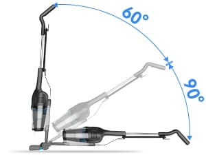 Vazone R6X Corded Stick Vacuum Cleaners for Home, 30Kpa Powerful Suction Stick Vacuum with 16Ft Cord, 2 in 1 Lightweight Handheld Vacuum Cleaner for Hardwood Floor Pet Hair