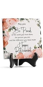 LukieJac Grandparents Gifts from Grandkids Ceramic Plaque for Grandpa & Grandma Gift Ideas Home Decor, Thanksgiving, Christmas, New Year, Grandparents Day, Wedding Anniversary and Birthday Gifts