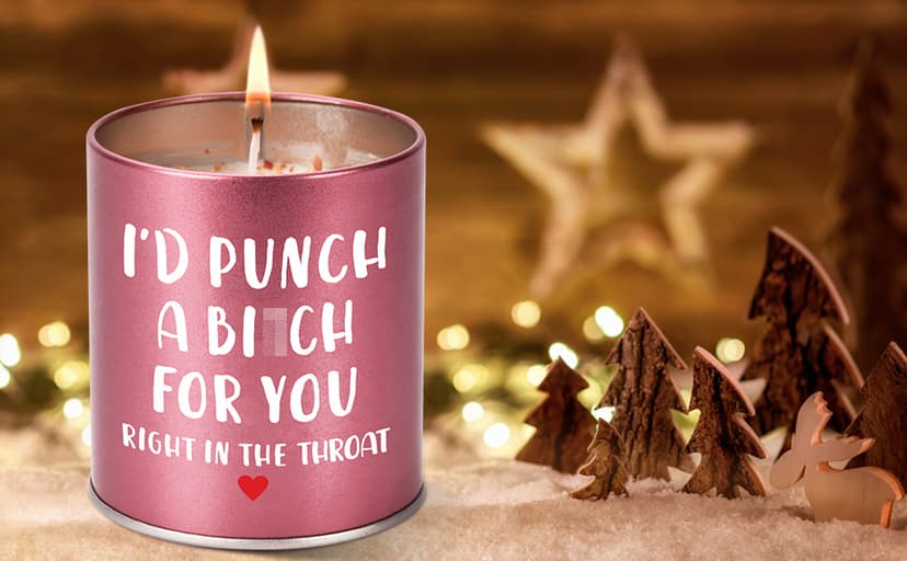 Birthday Gifts for Women,Valentines Galentines Day Gifts for Her Girlfriend,Mothers Day Gifts,Sister Gifts for Sisters,Friendship Gifts,Christmas Stocking Stuffers,Scented Candle Funny Gifts ldeas