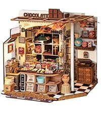 Rolife DIY Miniature House Kit Greenhouse, Tiny House Kit for Adults to Build, Mini House Making Kit with Furniture, Halloween/Christmas Decorations/Gifts for Family and Friends (Cathy's Greenhouse)