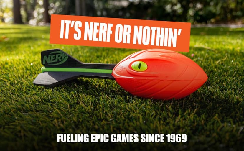 Nerf Vortex Aero Howler Foam Ball, Classic Long-Distance Football, Flight-Optimizing Tail, Whistling Sound, Indoor & Outdoor Fun, Christmas Stocking Stuffers for Kids B08P29SC84