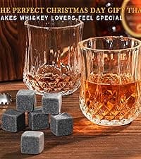 Gifts for Men Dad Husband from Wife Daughter Son, Unique Christmas Anniversary Birthday Gifts for Him, Whiskey Decanter Globe Set with 2 Glasses, Bourbon Scotch Liquor Cool Stocking Stuffers Presents