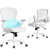 TRALT Ergonomic Office Chair - Comfy Desk Chair with Back Support, Home Office Desk Chairs, Computer Chair, 330lbs Wide Seat Big and Tall Office Chair for Executives (Grey)