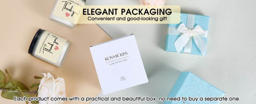 Thank You Gifts for Women, Men, Hostess, Couple, Appreciation Gifts for Teacher Coworker Employee Boss - a Little Candle to Say A Big Thank You, Lavender Scented Candle with Gift Box