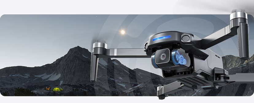 Holy Stone GPS Drone with 4K UHD Camera for Adults Beginner; HS360S 249g Foldable FPV RC Quadcopter with 10000 Feet Control Range, Brushless Motor, Follow Me, Smart Return Home, 5G Transmission