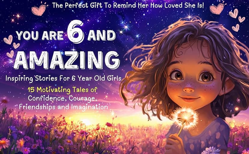 You Are 6 And Amazing! Inspiring Stories For 6 Year Old Girls: 15 Motivating Tales About Confidence, Courage, Friendships and Imagination (You Are Amazing!)