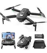 Holy Stone HS720R 3 Axis Gimbal GPS Drones with Camera for Adults 4K EIS; FPV RC Drone, Foldable Quadcopter with 10000 Feet Video Transmission Control Range, Brushless Motor, Follow Me, Auto Return