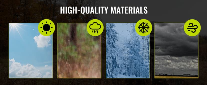 TIDEWE Hunting Blind 270°Full See Through with Windproof Curtain, Silent Magnetic Door & Sliding Windows, Pop Up Ground Blind with Carrying Bag, 300D Portable Tent