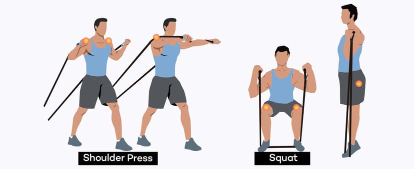 Resistance Bands, 390 LBS Heavy Duty Exercise Bands for Working Out, Workout Bands with Handles, Stretch Band for Men, Fitness Bands for Home Workouts, Muscle Training, Strength, Slim, Yoga