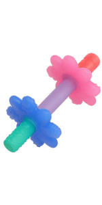 Itzy Ritzy Silicone Teething Mitt - Soothing Infant Teething Mitten with Adjustable Strap, Crinkle Sound & Textured Silicone to Soothe Sore & Swollen Gums - For Ages 3 Months & Up (Cactus)