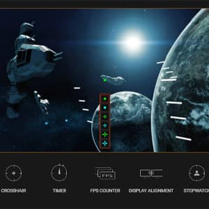 ASUS TUF Gaming Series 5 24” 1080P Gaming Monitor (VG249QM5A) - Full HD, Fast-IPS, 240Hz, 0.3ms, G-SYNC Compatible, FreeSync Premium, Extreme Low Motion Blur Sync, 99% sRGB, Gaming AI, 3 yr Warranty