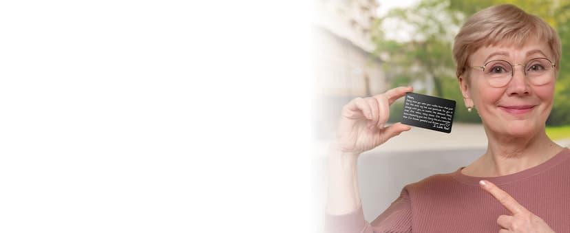 Wallet Card for Dad – Father's Day Gift from Son or Daughter for the Best Dad Ever - Voted Most Meaningful and Unique Gift for Fathers - Gift Ready, Engraved