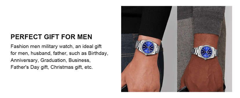 LN LENQIN Mens Watches Waterproof Stainless Steel Watch for Men Analog Quartz Fashion Business Designer Wristwatch