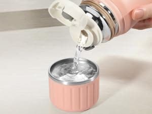 750ml/27 OZ Coffee Thermo with 3 cups, Insulated Water Bottle, Stainless Steel Vacuum Flask Set for Hot and Cold Drinks, Gifts Box