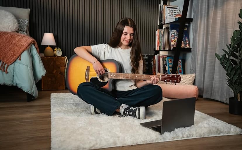 Fender FA-25CE Dreadnought Acoustic Electric Guitar, Beginner Guitar, with 2-Year Warranty, Includes Built-in Tuner and On-Board Volume and Tone Controls, Comes with Free Lessons, Natural