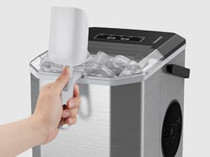 Silonn 2″ Sphere Ice Maker, Clear Ice Ball Maker with Slow-Melting, 4 pcs in 35 Mins, 144 pcs/Day, Crystal Sphere & Rapid Sphere Technology, Self-Cleaning Ice Maker Countertop Ideal for Whiskey