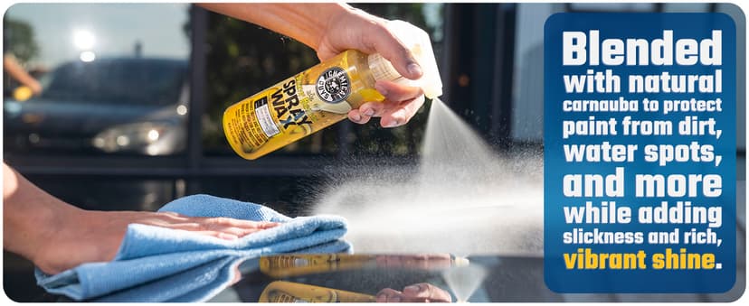 Chemical Guys Spray Wax Blazin' Banana - Carnauba Car Wax Spray for High Gloss Shine and Protection, Safe for Cars, Trucks, SUVs, RVs, and More - 16 oz