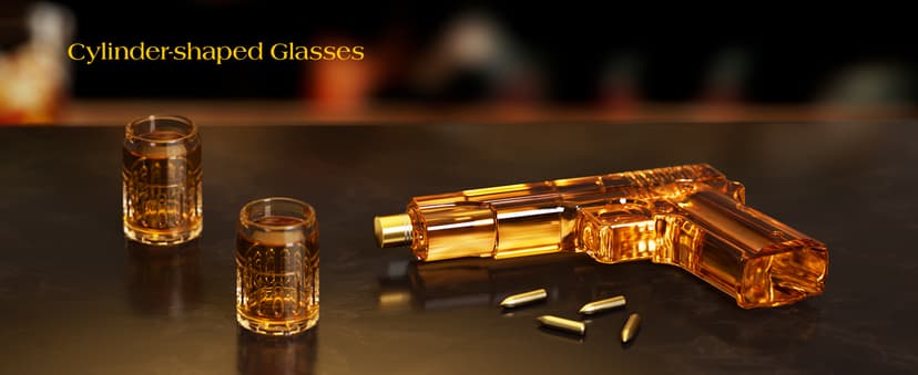 Gifts for Men Dad, Whiskey Decanter Set with 2 Glasses, Unique Gift for fathers day, Husband, Boyfriend, Brother, Anniversary Memorial Day Birthday Gift Ideas, Cool Drinking Accessories for Home Bar