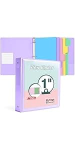 Hardcover Spiral Notebook journal with Removable Dividers Tabs, 300 Pages Leather 5 Subject Notebook College Ruled, 8"x10" Large B5 Notebooks for Work School Note taking, Lined Journal for Women,Pink B0D44Y2NSF