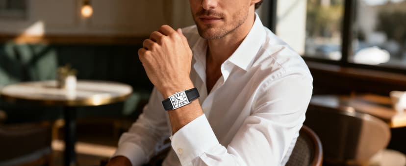 CNYXCN Business Watches for Men,Minimalist Simple Wrist Watch Analog Quartz-Rectangle Roman Numerals Dial,Comfortable Leather Strap,Waterproof