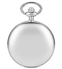 Fathers Personalized Engraved Pocket Watch, Engraved Dad, Grandpa for Father and Grandpa,Men's Pocket Watch with Chain