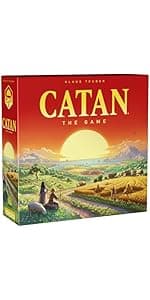 CATAN Board Game (6th Edition) Trade, Build & Settle in the Classic Strategy Game for Family, Kids & Adults, Ages 10+, 3-4 Players, 60-90 Min Playtime