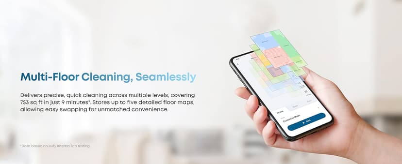 eufy Robot Vacuum 3-in-1 E20,with Versatile Stick and Handheld Vacuum Cleaner Combo,Self Emptying Up to 75 Days,Max 30,000Pa,Smart Obstacle Avoidance,Pro-Detangle,Ideal for Carpet,Crevices,Stairs