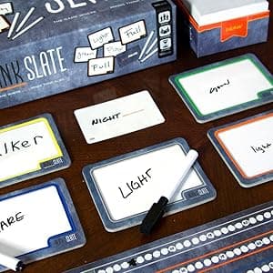 USAOPOLY BLANK SLATE, Where Great Minds Think Alike, Fun Family-Friendly Board Game, Word Association Party Game, Easy to Learn, Fun to Play Family Game Night, 3-8 Players, Ages 8+