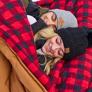 TETON Sports Deer Hunter Sleeping Bag, Warm and Comfortable Camping Sleeping Bag, Teton Tough Canvas Shell for Camping, Hunting, and Cold Weather
