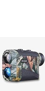 REVASRI Hunting Laser Rangefinder with Rechargeable Battery 1000 Yards Hunting Range Finder with Target Acquisition Technology Easy-to-Use Clear Accurate Rangefinders for Hunters