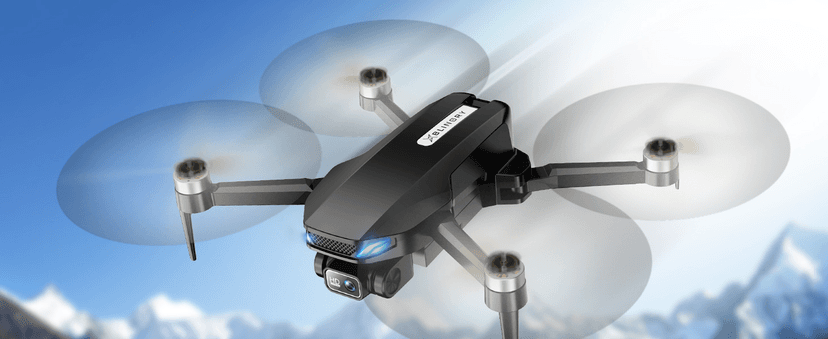 GPS Drone with Camera for Adults, 2K HD FPV Drone with Auto Return, Follow Me, Circle Fly, Waypoint Fly, Stable Hover, Brushless Motor, Foldable 5G Transmission Remote Control Quadcopter, Black